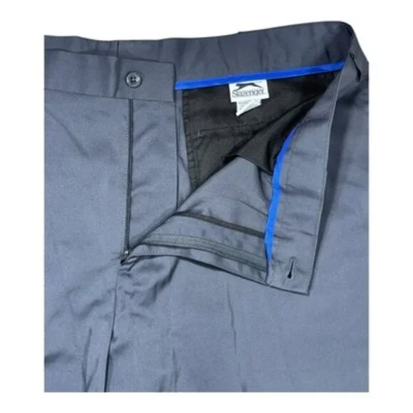 Slazenger Golf Shorts Men 40 Gray Waist Moisture-Wicking Athletic Club Summer - Picture 7 of 16